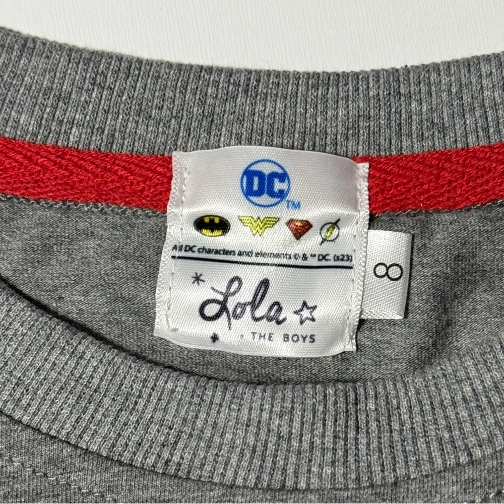 Lola + The Boys x DC Comics Flash Long Sleeve Kids Tee - 8 - Picture 3 of 5